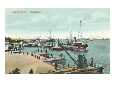 Customs Dock, Copenhagen, Denmark Giclee Print Customs Dock, Copenhagen, Denmark Giclee Print