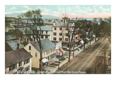 Main Street, Norway, Maine Giclee Print Main Street, Norway, Maine Giclee Print