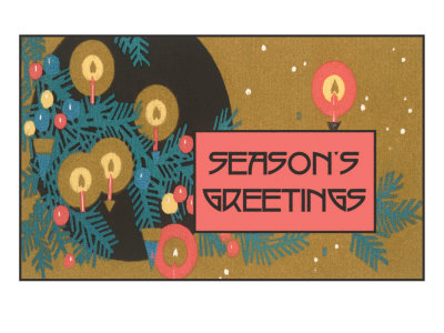 Season's Greetings, Modern Motifs Giclee Print Season's Greetings, Modern Motifs Giclee Print