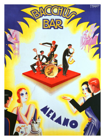 Bacchus Bar Giclee Print Bacchus Bar Giclee Print