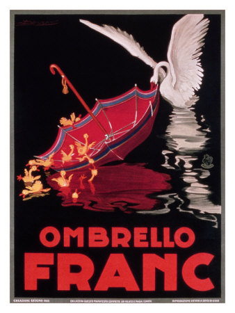 Ombrello Franc Giclee Print Ombrello Franc Giclee Print