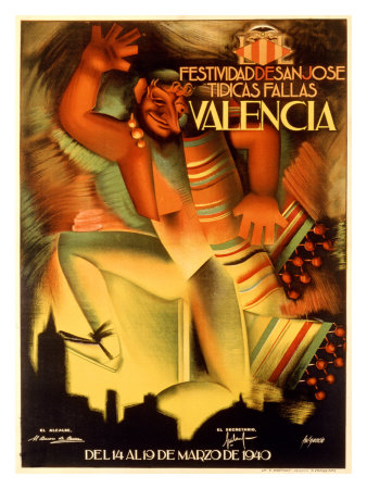 Valencia Festividad Giclee Print Valencia Festividad Giclee Print