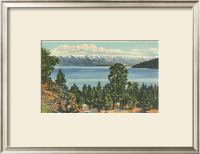 flathead lake mt. Flathead Lake, Montana Framed