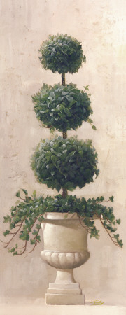Three Ball Topiary Print Three Ball Topiary Print