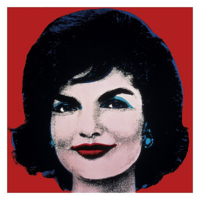 Jackie, c.1964 (On Red) Giclee Print Jackie, c.1964 (On Red) Giclee Print