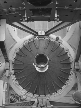 200-Inch Mirror in Mt. Palomar Telescope Stretched Canvas Print