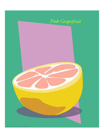 Pink Grapefruits Giclee Print Pink Grapefruits Giclee Print