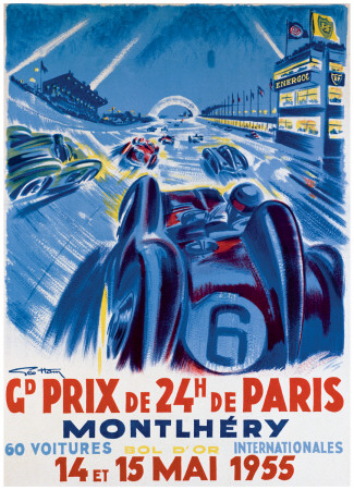 Grand Prix de Montlhery Giclee Print Grand Prix de Montlhery Giclee Print