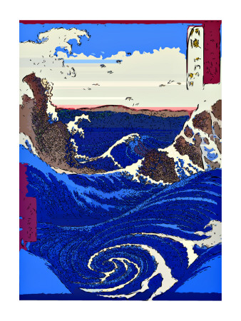 Whirlpools at Naruto Giclee Print Whirlpools at Naruto Giclee Print