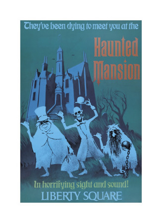 Haunted Mansion Giclee Print Haunted Mansion Giclee Print
