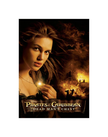 Pirates of the Caribbean Elizabeth Swann Giclee Print zoom view in room