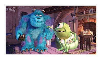 Mike and Sully Giclee Print Mike and Sully Giclee Print