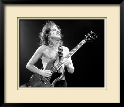 Angus Young PreFramed Print Angus Young PreFramed Print