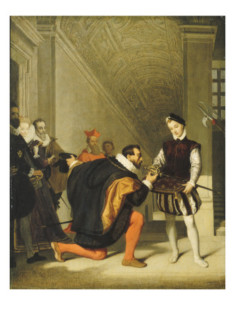 Don Pedro de Tolède baisant lepee dHenri IV