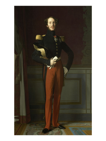 Ferdinand Philippe duc dOrleans (1810-1842) represente en uniforme de general de division