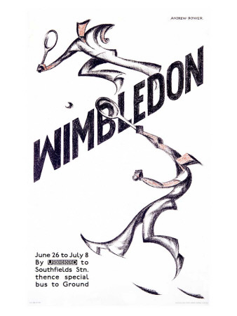 Wimbledon Tennis Giclee Print Wimbledon Tennis Giclee Print