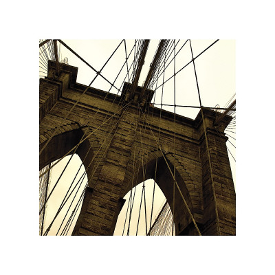 Brooklyn Bridge II (sepia) (detail) Giclee Print Brooklyn Bridge II (sepia) (detail) Giclee Print