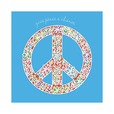 Give Peace a Chance Giclee Print Give Peace a Chance Giclee Print