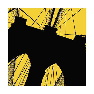 Brooklyn Bridge (yellow) Giclee Print Brooklyn Bridge (yellow) Giclee Print