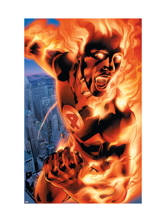 fantastic four 3. Ultimate Fantastic Four #3 Cover: Human Torch Premium Poster. zoom. http://imagecache5d.art.com/watermarker/-51-5127-Z00GEJ2U.jpg