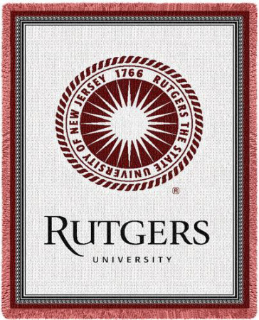 RUTGERS University, Seal Throw Blanket at Art.com