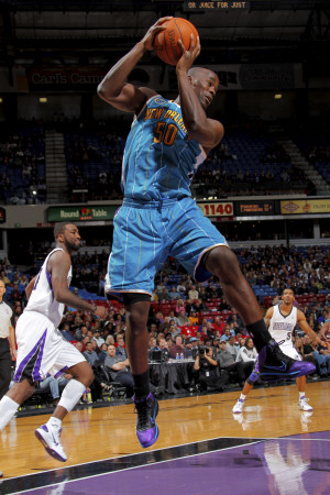 emeka okafor new orleans. New Orleans Hornets v Sacramento Kings: Emeka Okafor Photographic Print. zoom. view in room