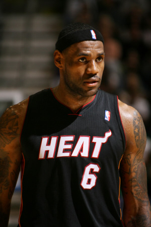 lebron james miami heat pics. Miami Heat v Utah Jazz: LeBron