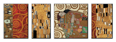 Deco Collage Mounted Print Deco Collage Mounted Print