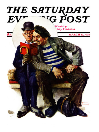 ampquotPlotThickensampquotSaturdayEveningPostCoverMarch121927