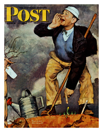 First Signs Of Spring by Norman Rockwell