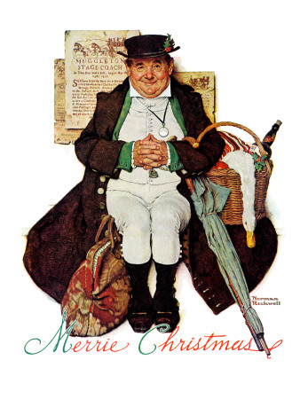 "Merrie Christmas" or Muggleston Coach, December 17,1938 Giclee Print "Merrie Christmas" or Muggleston Coach, December 17,1938 Giclee Print
