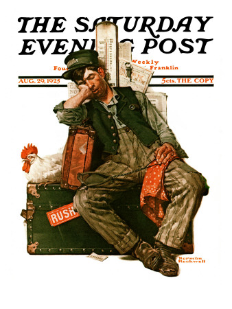 ampquotAsleepontheJobampquotSaturdayEveningPostCoverAugust291925