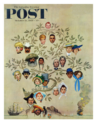 ampquotFamilyTreeampquotSaturdayEveningPostCoverOctober241959