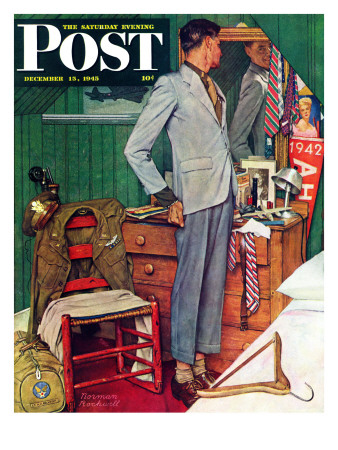 ampquotImperfectFitampquotSaturdayEveningPostCoverDecember151945