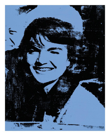 Jackie, 1964 (Blue) Giclee Print Jackie, 1964 (Blue) Giclee Print