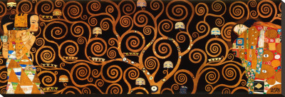 The Tree of Life Stoclet Frieze c1909 (darkened detail)