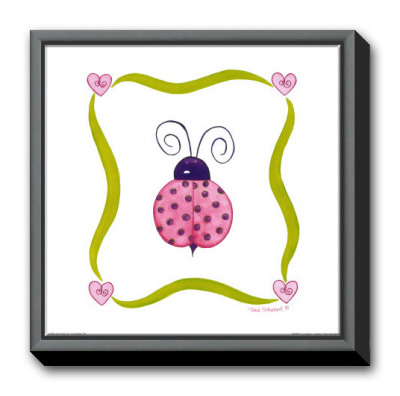 Lovebugs, Ladybug Framed Canvas Print Lovebugs, Ladybug Framed Canvas Print