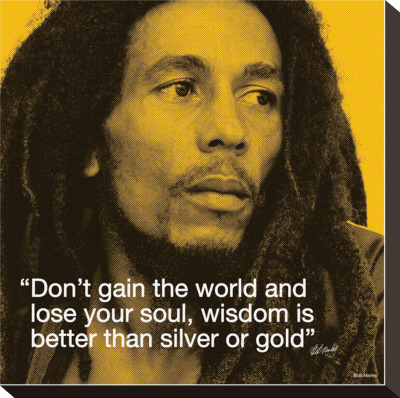 Bob Marley: Wisdom Stretched Canvas Print Bob Marley: Wisdom Stretched Canvas Print