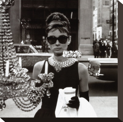 Audrey Hepburn Stretched Canvas Print Audrey Hepburn Stretched Canvas Print