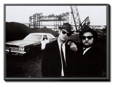 Blues Brothers Framed Canvas Print Blues Brothers Framed Canvas Print