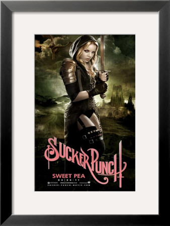 Sucker Punch Sweet Pea Framed Poster