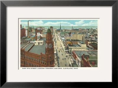 cleveland ohio flag. Cleveland, Ohio Framed