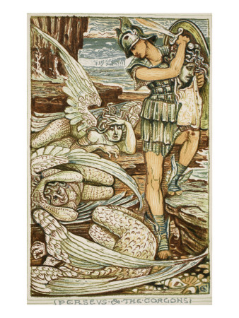 Perseus And The Gorgon. Perseus and the Gorgons Giclee