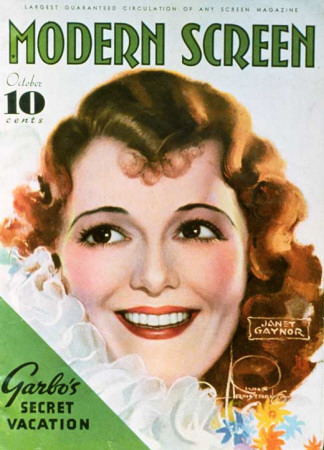 Janet Gaynor Modern Screen Magazine Cover 1930's Masterprint