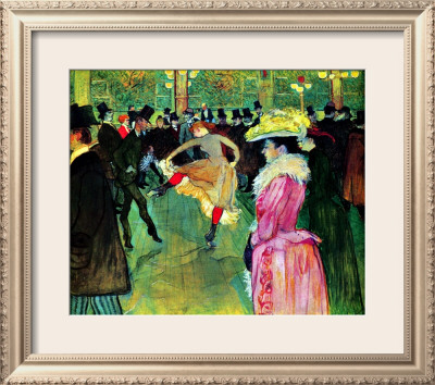 Toulouse Lautrec Moulin Rouge. Dance at Moulin Rouge Framed