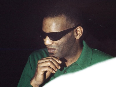 Ray Charles Taping a Coca-Cola Radio Commercial, 1967 Wall Decal Ray Charles Taping a Coca-Cola Radio Commercial, 1967 Wall Decal
