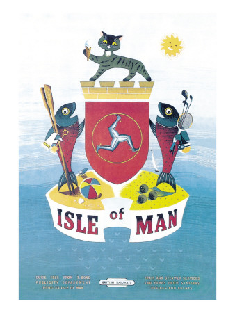 Isle of Man Wall Decal Isle of Man Wall Decal