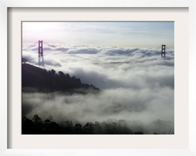 the golden gate bridge fog. Fog Shrouds the Golden Gate