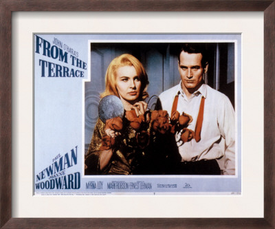 From the Terrace, Joanne Woodward, Paul Newman, 1960 Framed Print From the Terrace, Joanne Woodward, Paul Newman, 1960 Framed Print