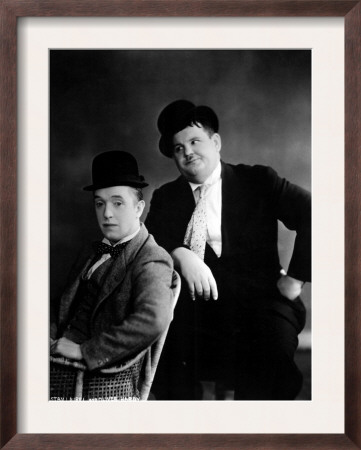 Stan Laurel Oliver Hardy Framed Print